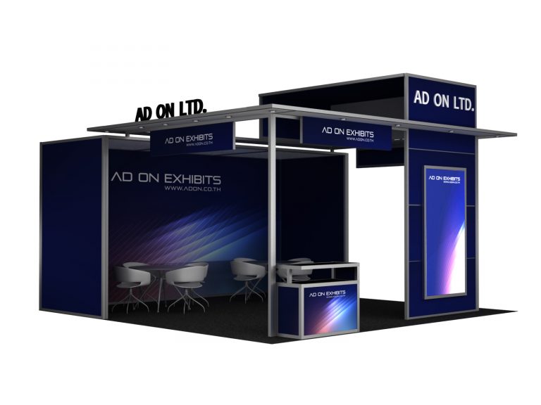 Modular Booth System (Fabric) AD ON